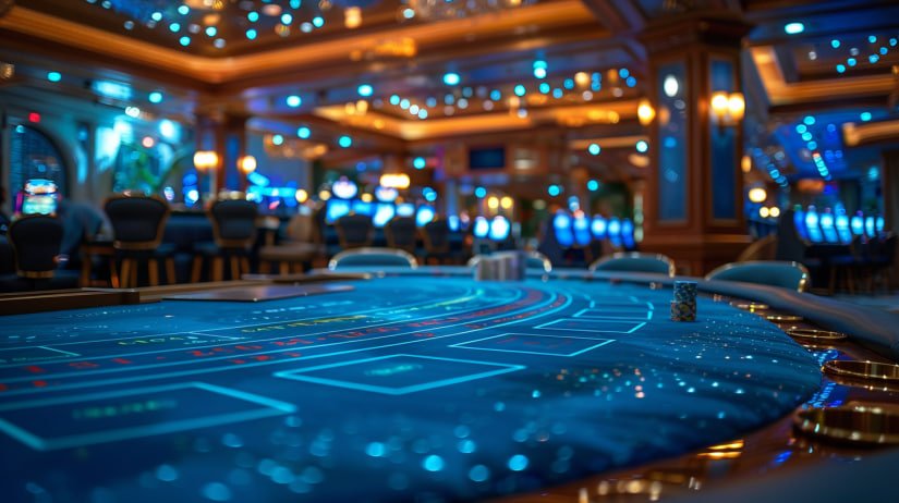 Slot online games and live casino tables available at ocbet